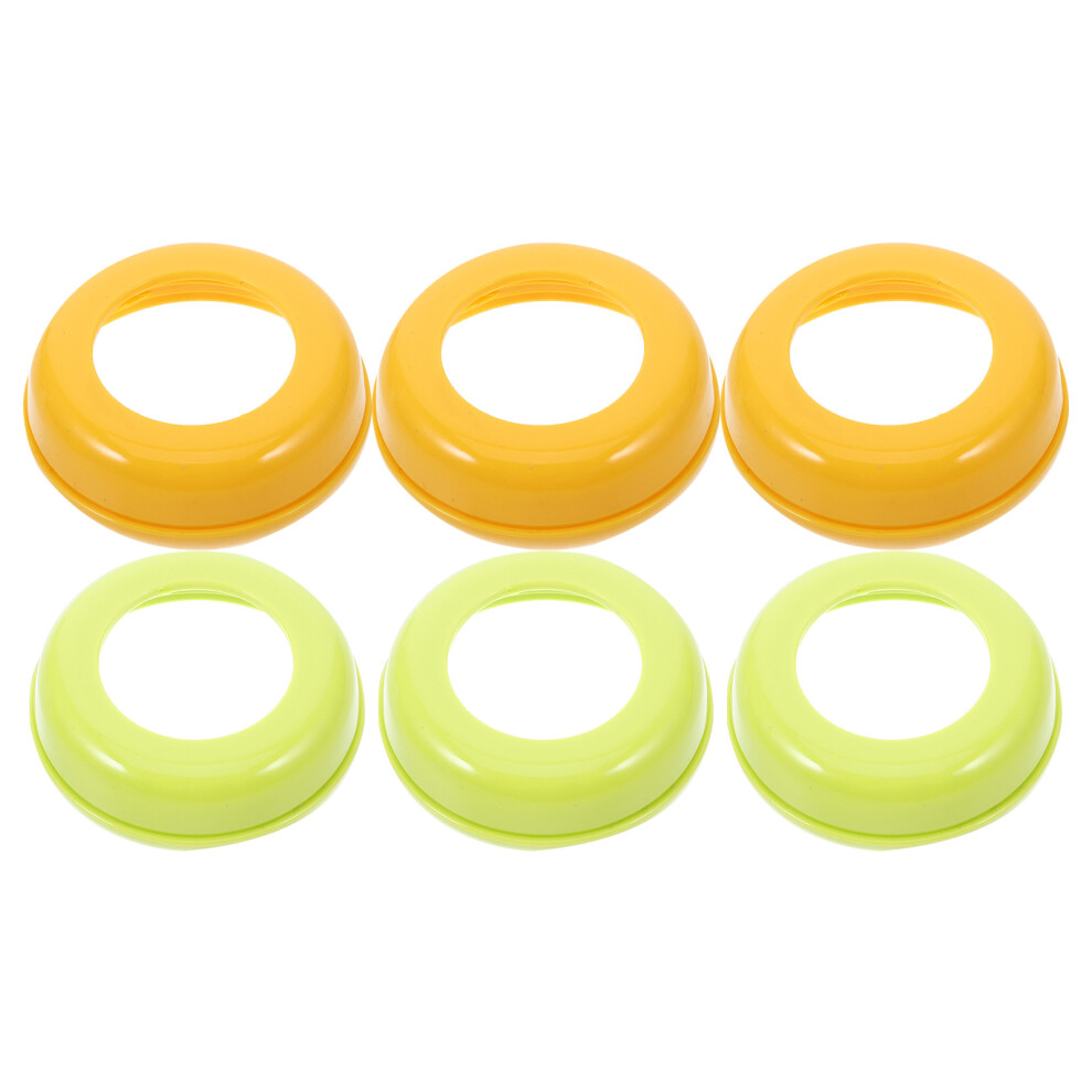 24Pcs Baby Bottle Screw Ring Collars Leakproof Pp Material Happyyami