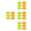 24Pcs Baby Bottle Screw Ring Collars Leakproof PP Material 7
