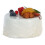 2Pcs White Artificial Food Props Realistic Cake Model for Photo Props 2