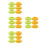 24Pcs Baby Bottle Screw Ring Collars Leakproof PP Material 6