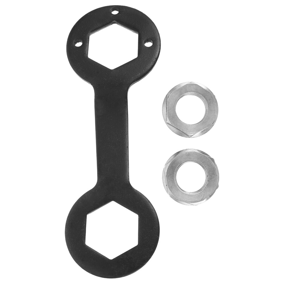1Set Black Metal Washer Spanner Wrench Double Ended For Clutch Repair 063188982131
