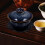 2Sets Decorative Dark Blue Ceramic Chinese Tea Cup Tureen Tea Set 3