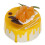 5Pcs Yellow Artificial Cake Display Model for Birthday Decor 1