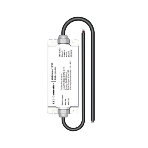 Tuya Zigbee DC12V 24V LED Strip Waterproof Controller IP68 Rain-Proof ZIGBEE Tuya Voice Remote Control RGBW 1