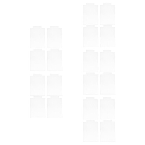 20Pcs Clear Acrylic LED Message Board Base Sleek Design for Home Use 2