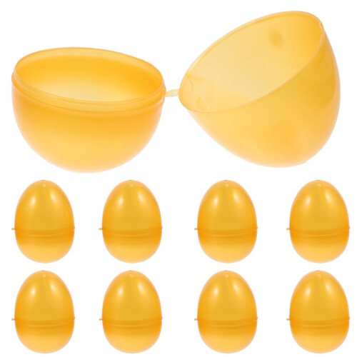 36St Gouden ABS Vulbare Eieren Plastic Party Geschenkdoosjes