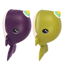8Pcs Floating Whale Bath Toys Plastic Cartoon Kids Shower Baby Fun
