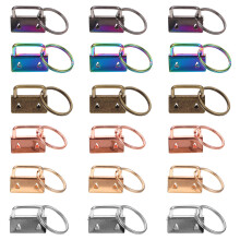 100Pcs Assorted Wristlet Clip Keychain Fobs Ideal for DIY Wristbands