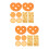 16Pcs Simulation Cookie Decor Resin Toys for Home Display 5