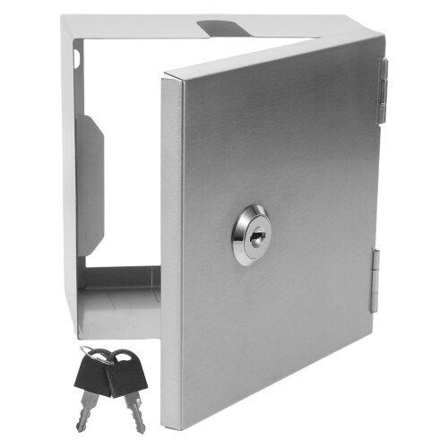 3Pcs Stainless Steel Waterproof Outlet Box Lockable Wall Socket Cover 1