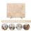 Light Yellow Wooden Us Puzzle Map Decorative Geography Aid 7