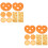 16Pcs Simulation Cookie Decor Resin Toys for Home Display 4