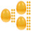 36St Gouden ABS Vulbare Eieren Plastic Party Geschenkdoosjes 7
