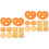 16Pcs Simulation Cookie Decor Resin Toys for Home Display 3
