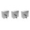 3Pcs Stainless Steel Waterproof Outlet Box Lockable Wall Socket Cover 4