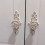 Ivory White Rose Vintage Drawer Pulls 2-Pack 6