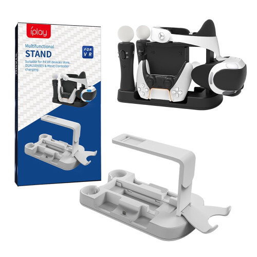 Σταθμός αποθήκευσης και φόρτισης PS5 & PS VR2 6 σε 1