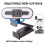 Webcam Full HD 1080p 2K 4K avec mise au point automatique, éclairage d'appoint et microphone intégré. Compatible USB pour PC et diffusion en 3
