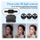 Webcam Full HD 1080p 2K 4K avec mise au point automatique, éclairage d'appoint et microphone intégré. Compatible USB pour PC et diffusion en 2