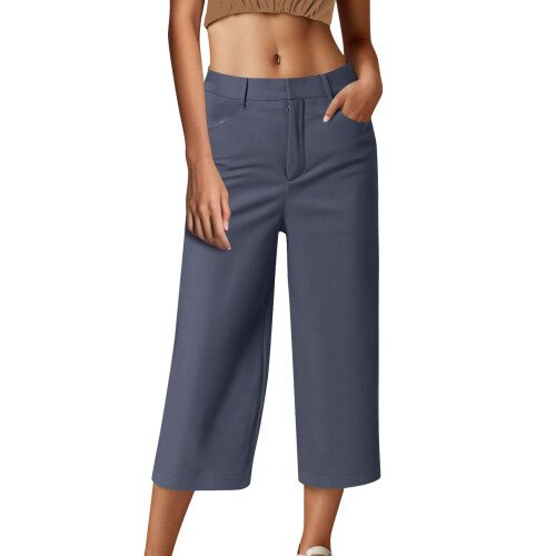 Damen-Freizeitanzug, einfarbig, locker geschnitten, kurze Hose 1