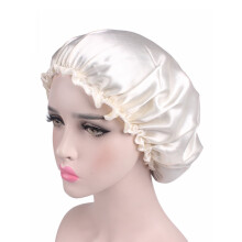 Cappelli da notte da donna in pura seta satinata morbida, foulard per capelli, cuffia