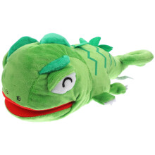FRCOLOR Hagedis Knuffelpop voor Peuters en Kleuters Groen