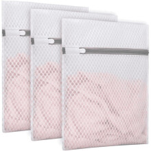 Mesh Laundry Bags, 3pcs Small Honeycomb Laundry Wash Bag for Stocking, Underwear, 9 x 12 inches