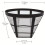 Filtre à café réutilisable pour cafetière, sans BPA 2