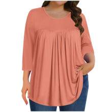 Blusas de tallas grandes para mujer, blusas de verano, túnicas, camisas elegantes e informales de corte holgado, tallas 1X-5X.