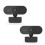 1080p webcam met ingebouwde microfoon, USB plug-and-play. 1