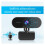 1080p webcam met ingebouwde microfoon, USB plug-and-play. 4