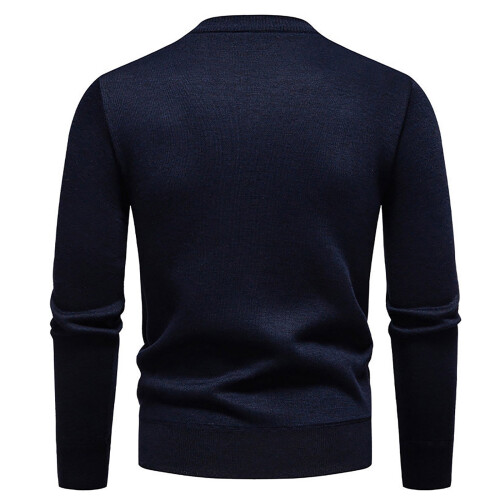 Hässliche Weihnachtspullover für Herren, Winterpullover, gefüttert, dick, warm, Strickpullover, lässig, bequem, weich, Thermobekleidung für 2