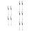 10Pcs Durable Stainless Steel Cigar Punch Dredge Tool for Smooth Draw 7