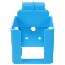 Blue Plastic Soap Pump Bottle Holder for Hospital Bed Rails