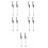 10Pcs Durable Stainless Steel Cigar Punch Dredge Tool for Smooth Draw 9