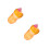 2Pcs Orange Silicone Training Cups Durable Toddler Drinking Bottles 6