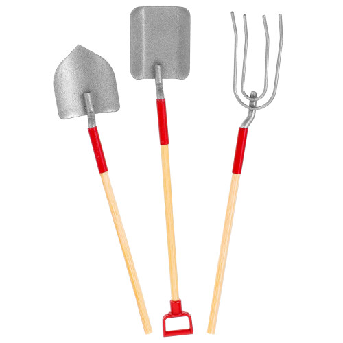 3Ensembles Mini Accessoires Ferme Bois Alliage Pour Décoration Maison 2