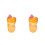 2Pcs Orange Silicone Training Cups Durable Toddler Drinking Bottles 9
