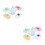 10Pcs Portable Lens Storage Boxes ABS Plastic Travel Eye Care Holders 9