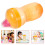 2Pcs Orange Silicone Training Cups Durable Toddler Drinking Bottles 11