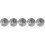 5Sets Stainless Steel Cake Rings Non-Stick Round Baking Molds 11
