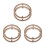 6Pcs Mountain Bike Chain Protector Coffee Plastic Sprocket 5