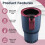 12V Car 2 in 1 Heating Cooling Cup Warmer Cooler Cup  Cup Holder Digital Display Temperature Drinks Holders 3
