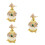 3Pcs Purple Perfume Bottles Stylish Desktop Decor 7