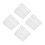 12Pcs Durable Clear Plastic Pencil Boxes with Double Layer Design 10