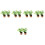 10Pcs Tiny Miniature Plants Artificial Potted Flowers for Desk Decor 6
