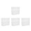 12Pcs Durable Clear Plastic Pencil Boxes with Double Layer Design 9
