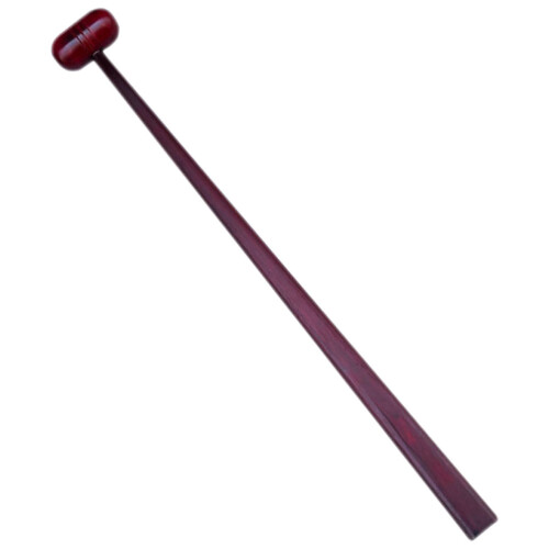 3Pcs Brown Wooden Mallets Drum Sticks for Temple Bell Performance 1
