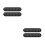 4Pcs Black Silicone Cable Organizer Cord Holder for Desktop Charging 6