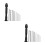 2Sets Black Aluminum Pin Vise Hand Drill Kit Compact DIY Rotary Tools 6